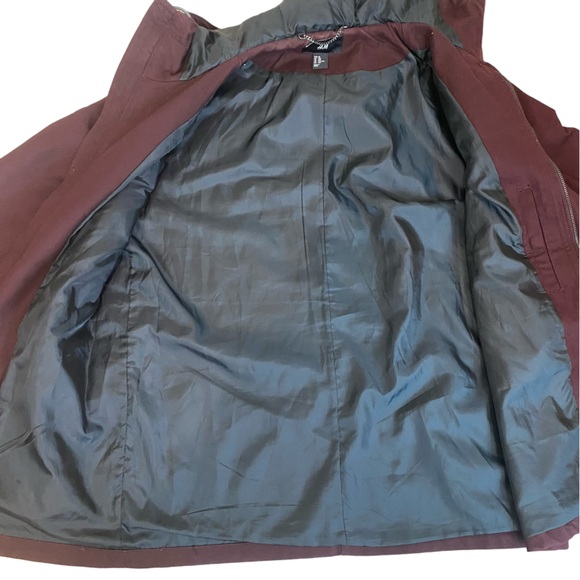 H&M Men’s Utility Hooded Trenchcoat 40R - Picture 6 of 9